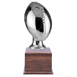 Large Silver Football Fantasy Trophy